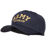 Army Veteran Letters Embroidered Cotton Cap