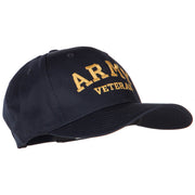 Army Veteran Letters Embroidered Cotton Cap