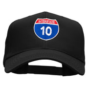 Interstate 10 Solid Cotton Twill Low Profile Snap Cap