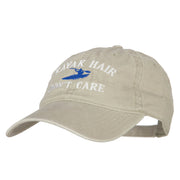 Kayak Hair Don't Care Embroidered Washed Cotton Twill Cap