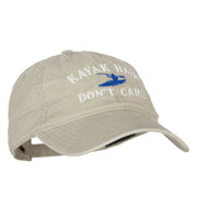 Kayak Hair Don't Care Embroidered Washed Cotton Twill Cap