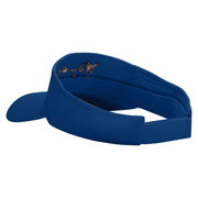 I Love Gymnastics Embroidered Cotton Twill Sun Visor - Royal OSFM