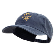 You Nailed It Embroidered Cotton Twill Premium Pigment Dyed Cap - Navy OSFM