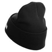 Army Veteran Letters Embroidered 12 Inch Long Knitted Beanie