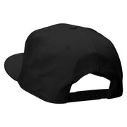 Angry Pizza Monstor Embroidered Prostyle Snapback - Black OSFM