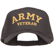 Army Veteran Letters Embroidered Cotton Cap