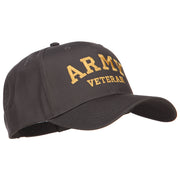 Army Veteran Letters Embroidered Cotton Cap