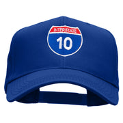 Interstate 10 Solid Cotton Twill Low Profile Snap Cap