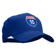 Interstate 10 Solid Cotton Twill Low Profile Snap Cap