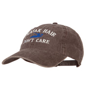 Kayak Hair Don't Care Embroidered Washed Cotton Twill Cap