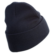 Army Veteran Letters Embroidered 12 Inch Long Knitted Beanie