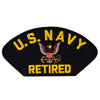 US Navy Retired Fan Shaped Patch