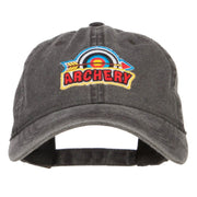 Archery Arrow Patched Washed Cap