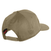 U.S. Navy Veteran Blue Patched Solid Cotton Twill Pro Style Cap - Khaki OSFM