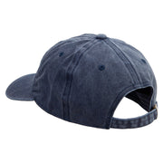 Christmas Decorations with Eletocardiography Cotton Twill Premium Pigment Dyed Cap - Navy OSFM