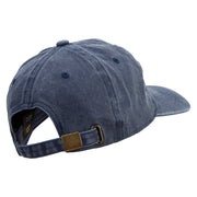 Christmas Decorations with Eletocardiography Cotton Twill Premium Pigment Dyed Cap - Navy OSFM