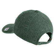 2nd Marine Division Retired Embroidered Washed Solid Pigment Dyed Cotton Twill Brass Buckle Cap - Dk-Green OSFM
