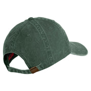 2nd Marine Division Retired Embroidered Washed Solid Pigment Dyed Cotton Twill Brass Buckle Cap - Dk-Green OSFM