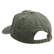 Christmas Decorations with Eletocardiography Cotton Twill Premium Pigment Dyed Cap - Olive OSFM