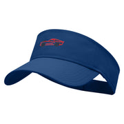 American Muscle Car Embroidered Cotton Twill Sun Visor