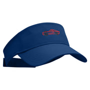 American Muscle Car Embroidered Cotton Twill Sun Visor