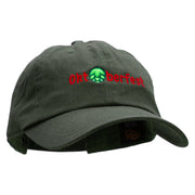 Oktoberfest Hops Embroidered Washed Cap