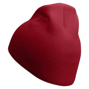 Science Embroidered 8 inch Acrylic Short Blank Beanie - Red OSFM