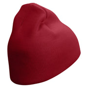 Science Embroidered 8 inch Acrylic Short Blank Beanie - Red OSFM