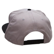 Gotta Go Fast Embroidered Two Tone Flat Bill Snapback - Black-Grey OSFM