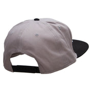 Gotta Go Fast Embroidered Two Tone Flat Bill Snapback - Black-Grey OSFM