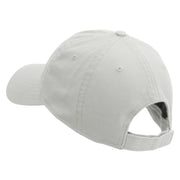 Three Day Embroidered Garment Washed Cotton Twill Cap - White OSFM