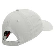 Three Day Embroidered Garment Washed Cotton Twill Cap - White OSFM