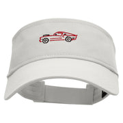 American Muscle Car Embroidered Cotton Twill Sun Visor