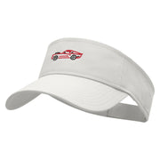 American Muscle Car Embroidered Cotton Twill Sun Visor