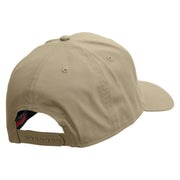 Grandpa with Feet Embroidered Solid Cotton Twill Pro Style Cap - Khaki OSFM