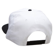 Gotta Go Fast Embroidered Two Tone Flat Bill Snapback - Black-White OSFM