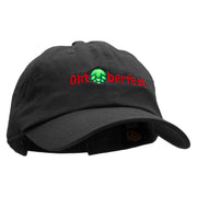 Oktoberfest Hops Embroidered Washed Cap