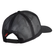 Marines Est. 1775 Patched Solid Cotton Twill Mesh Prostyle Cap - Black OSFM