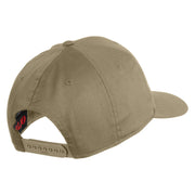 U.S. Navy Eagle Blue Patched Solid Cotton Twill Pro Style Cap - Khaki OSFM
