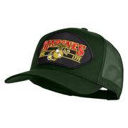 Marines Est. 1775 Patched Solid Cotton Twill Mesh Prostyle Cap - Dark Green OSFM