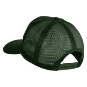 Marines Est. 1775 Patched Solid Cotton Twill Mesh Prostyle Cap - Dark Green OSFM
