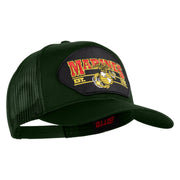 Marines Est. 1775 Patched Solid Cotton Twill Mesh Prostyle Cap - Dark Green OSFM