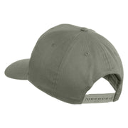 U.S. Navy Eagle Blue Patched Solid Cotton Twill Pro Style Cap - Grey OSFM