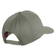 U.S. Navy Eagle Blue Patched Solid Cotton Twill Pro Style Cap - Grey OSFM