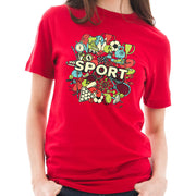 Sport Graphic Design Deluxe Jersey T-Shirt