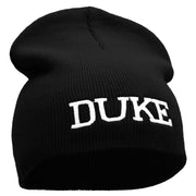 Halloween Duke Character Embroidered Short Beanie