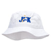 JFK Embroidered Bucket Hat - White OSFM