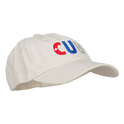 Cuba CUB Flag Embroidered Low Profile Cap