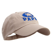 Bear Papa Low Profile Washed Cap - Khaki OSFM