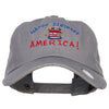 Happy Birthday America Embroidered Unconstructed Cap